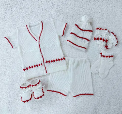 Camisa Blanco/Rojo