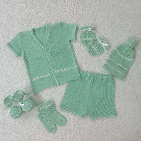 Camisa Verde Menta/Blanco