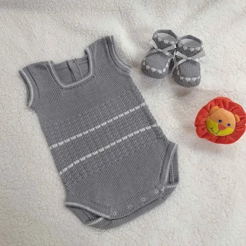 Body Gris/Blanco