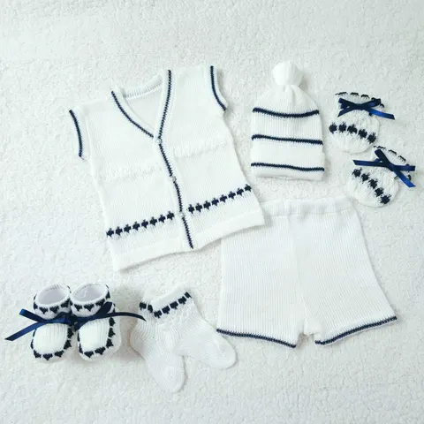 Camisa Blanco/Azul Marino