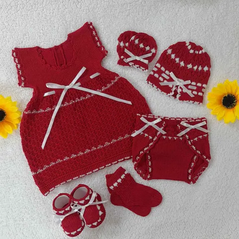 Traje Rojo/Blanco