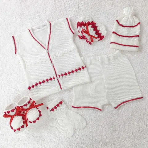 Camisa Blanco/Rojo