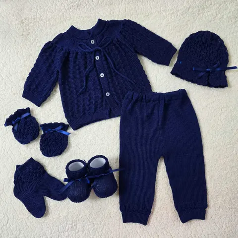 Conjunto Recogido Azul Marino