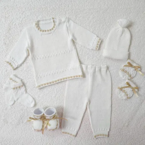 Sweater Blanco/Beige