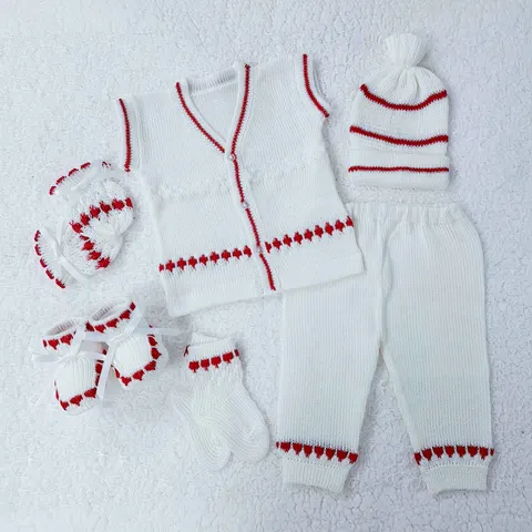 Camisa Blanco/Rojo