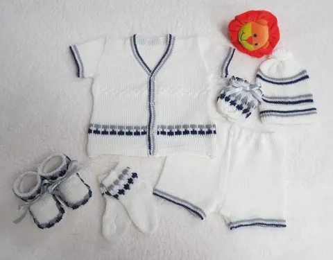 Camisa Blanco/Azul/Gris