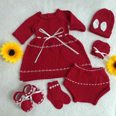 Traje Emperatriz R Rojo/Blanco