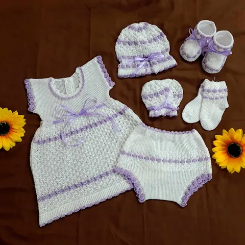 Traje Lucia Blanco/Lila