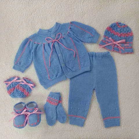 Camisola Celeste/Rosado