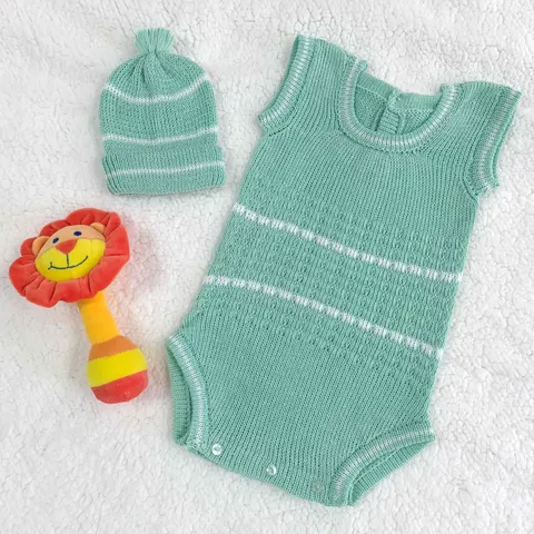 Body Verde Menta/Blanco