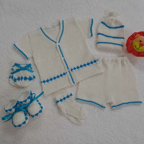 Camisa Crema/Turquesa