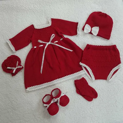 Traje Emperatriz Rojo/Blanco
