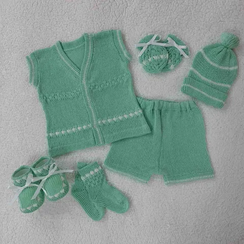 Camisa Verde Menta/Blanco