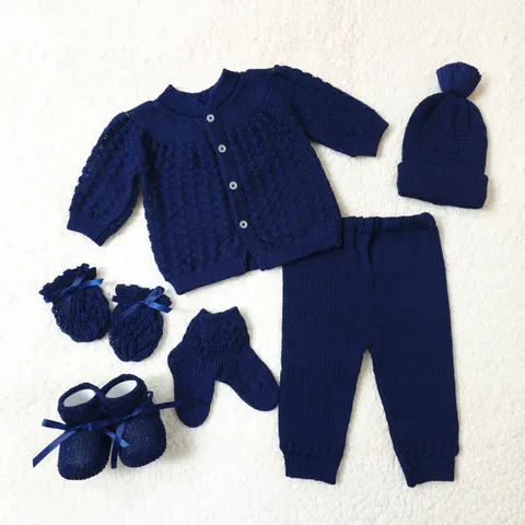 Conjunto Recogido Azul Marino